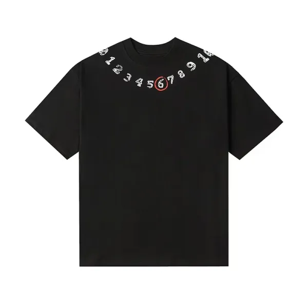 Maison Margiela MM6 T-Shirt Collection Black and White Graphic Tees - 29