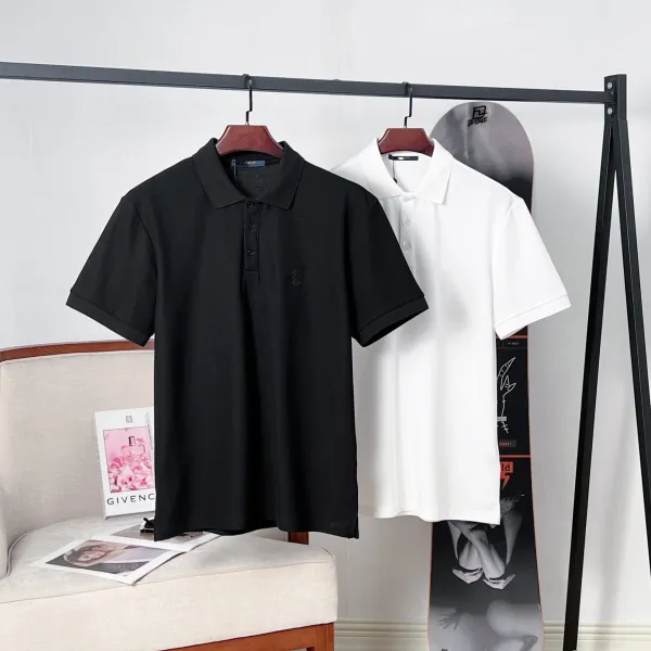 Design Classic Black Polo Shirt Tops.polo - 3