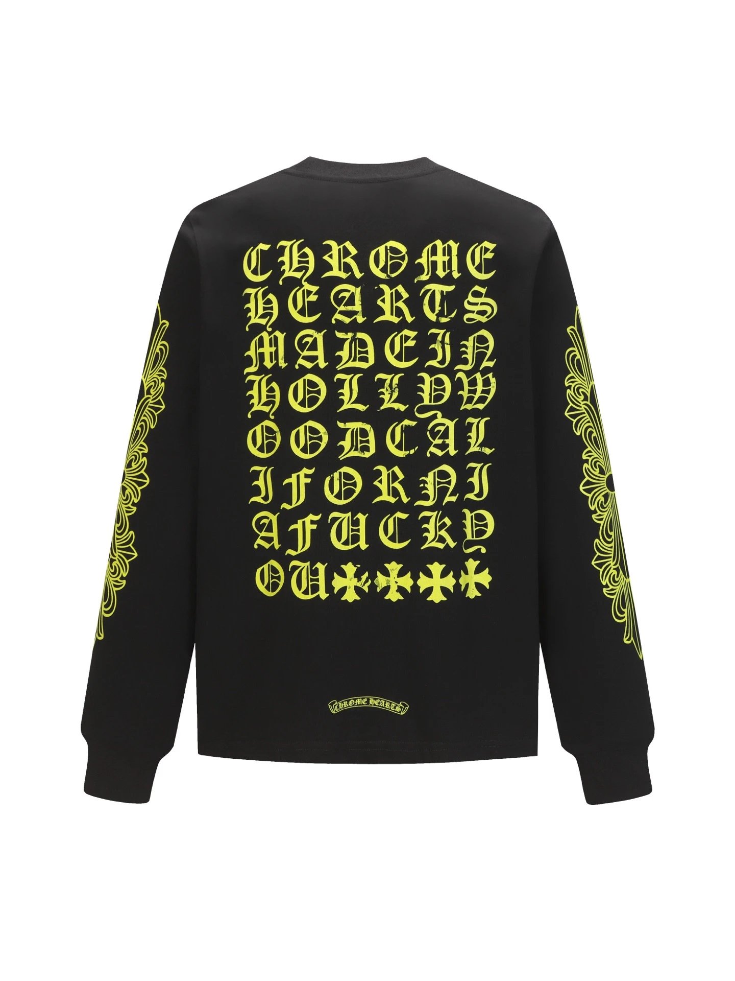 Chrome Hearts Long Sleeve Tee Black T-Shirts - 13