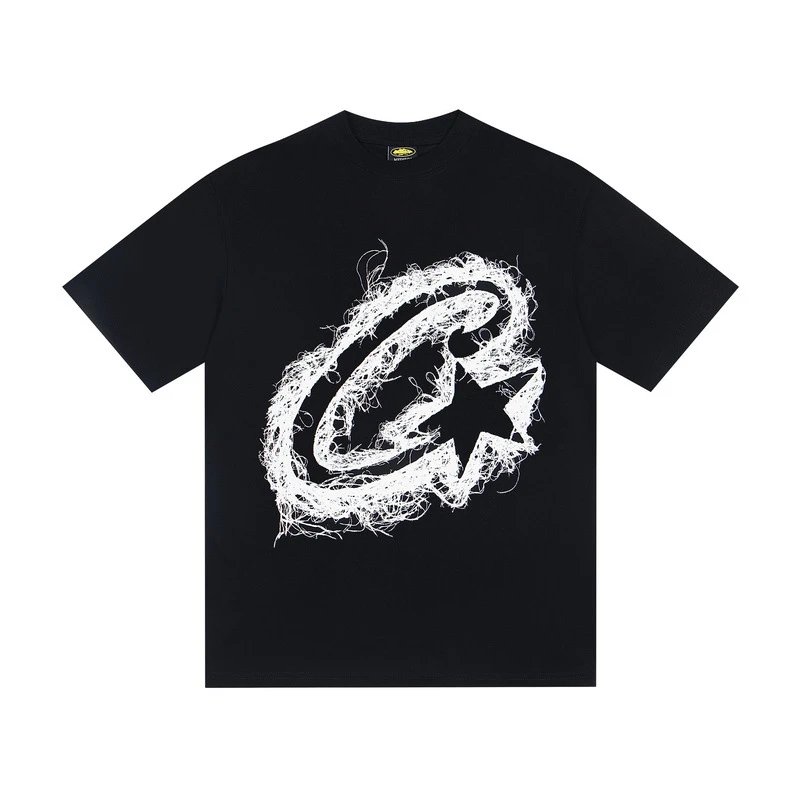 Denim Tears Floral Logo T-Shirt Navy - 46