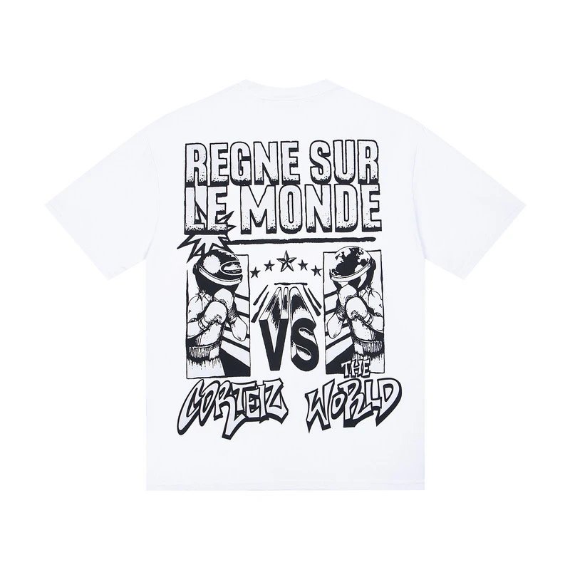 Denim Tears Floral Logo T-Shirt Navy - 40
