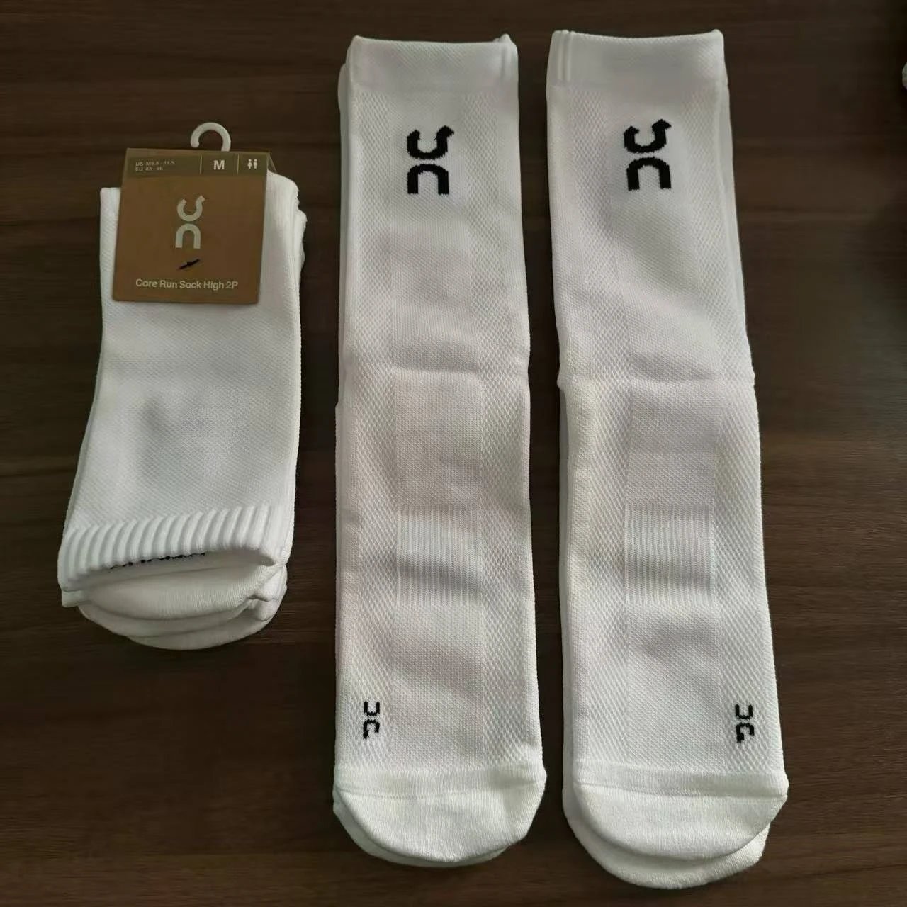 On Core Run Sock High White Socks