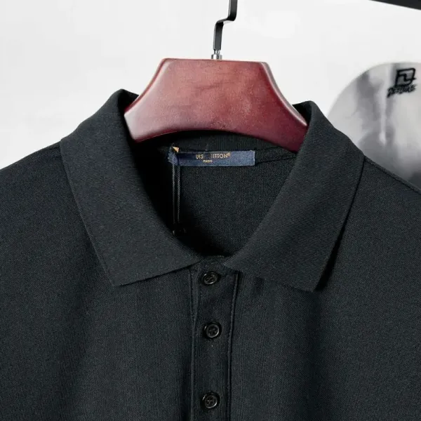 Design Classic Black Polo Shirt Tops.polo - 11