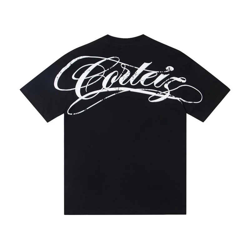 Denim Tears Floral Logo T-Shirt Navy - 19