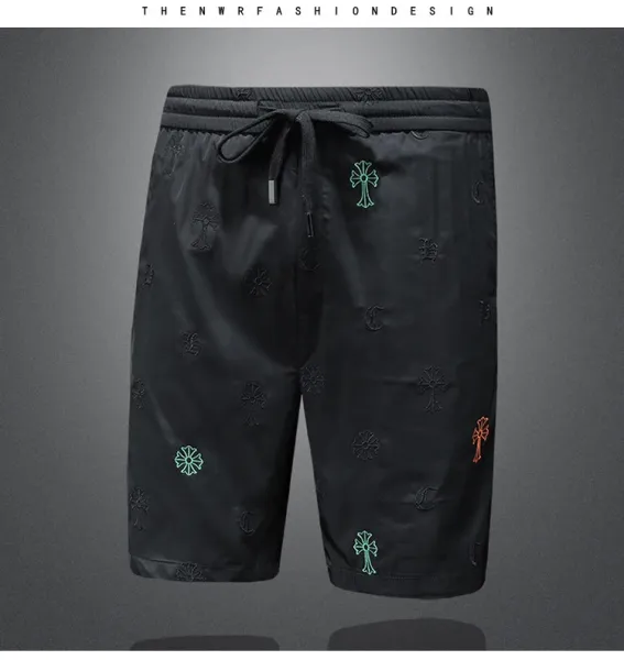 Chrome Hearts Cross-Embroidered Swim Shorts Black - 6