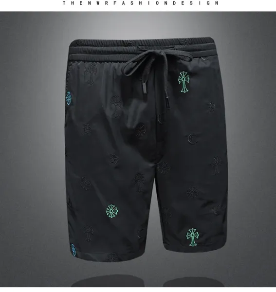 Chrome Hearts Cross-Embroidered Swim Shorts Black - 7