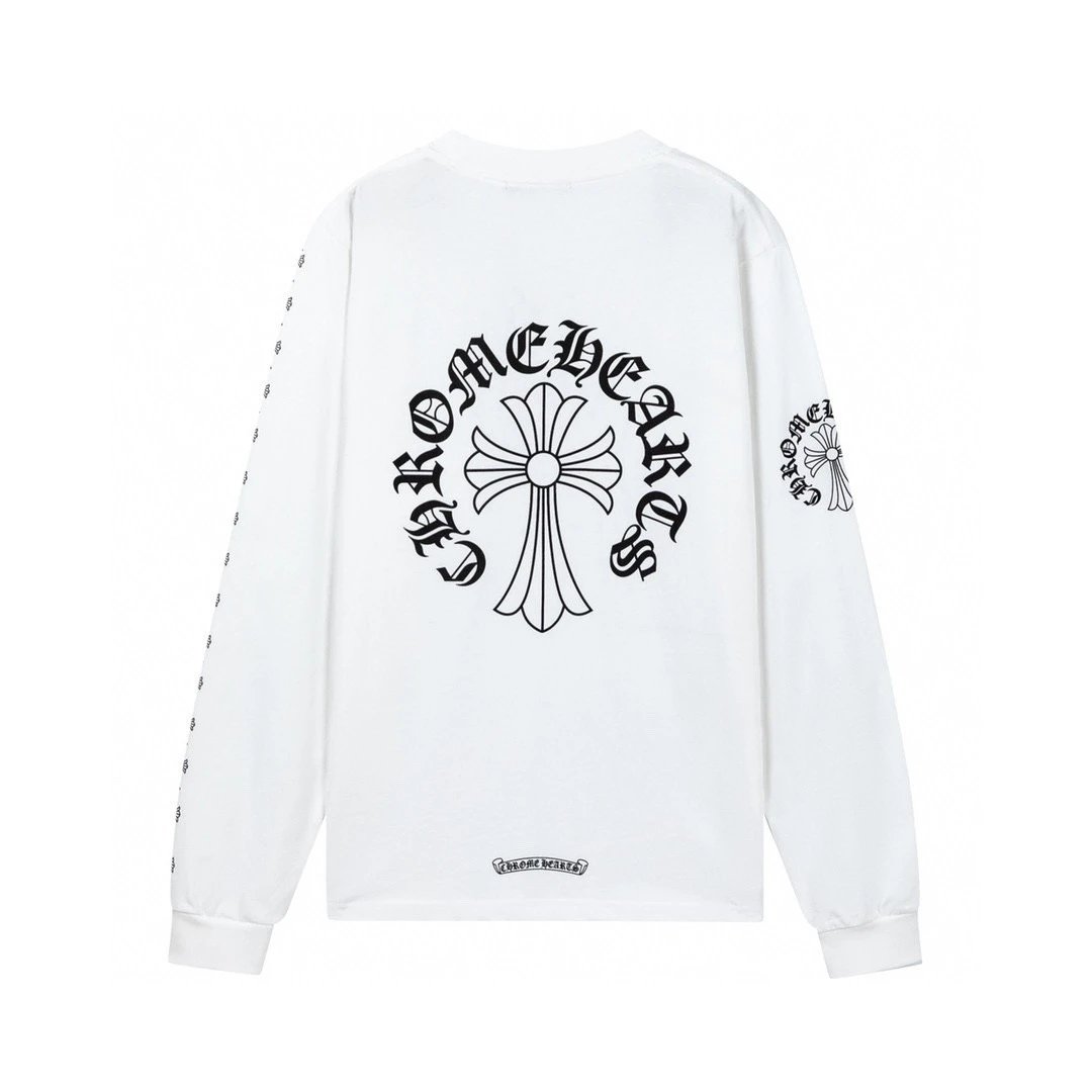 Chrome Hearts Long Sleeve T-Shirt White - 4