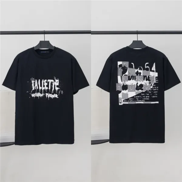 Design Tallette Graphic Print Black T-Shirt - 1