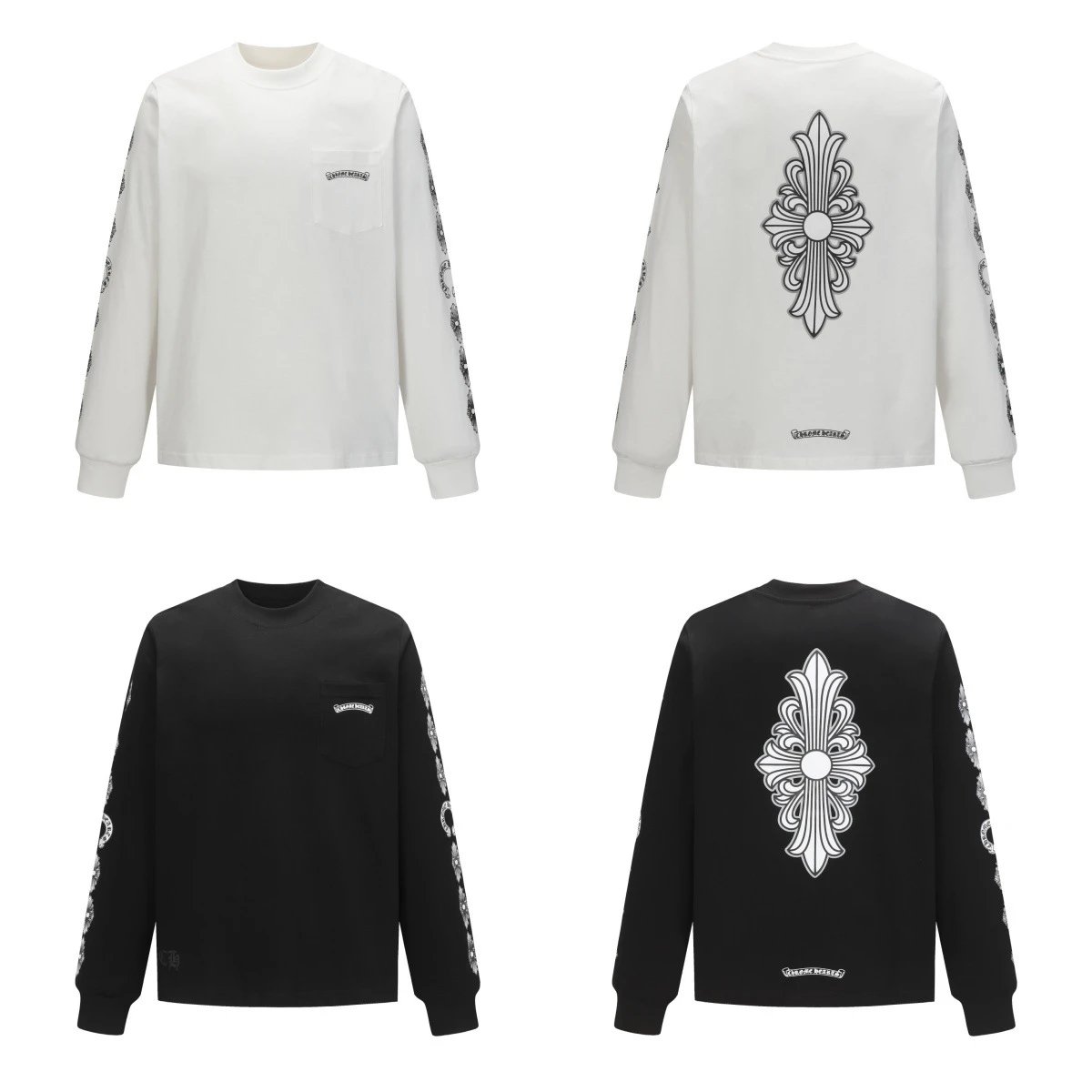 Chrome Hearts Long Sleeve T-Shirt White - 15