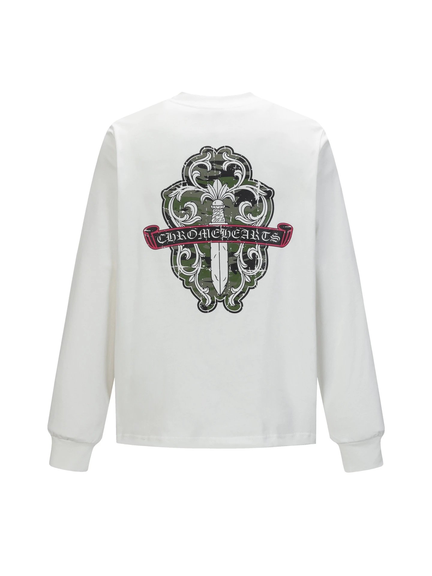 Chrome Hearts Long Sleeve T-Shirt White - 28