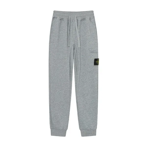 Stone Island Logo Patch Sweatpants Light Blue - 6