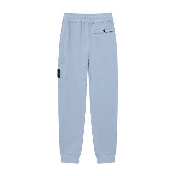 Stone Island Logo Patch Sweatpants Light Blue - 13