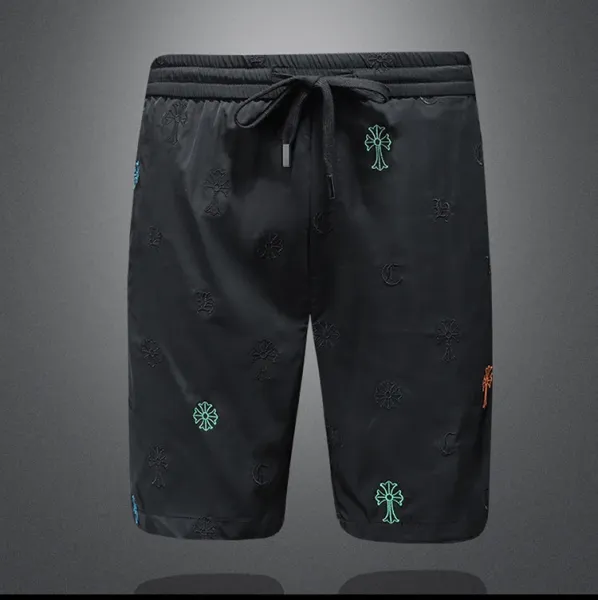 Chrome Hearts Cross-Embroidered Swim Shorts Black - 2