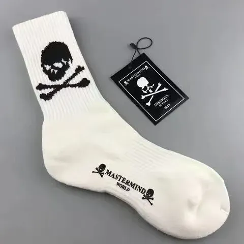 Design Mastermind World Skull Print Ankle Socks Black Socks - 16