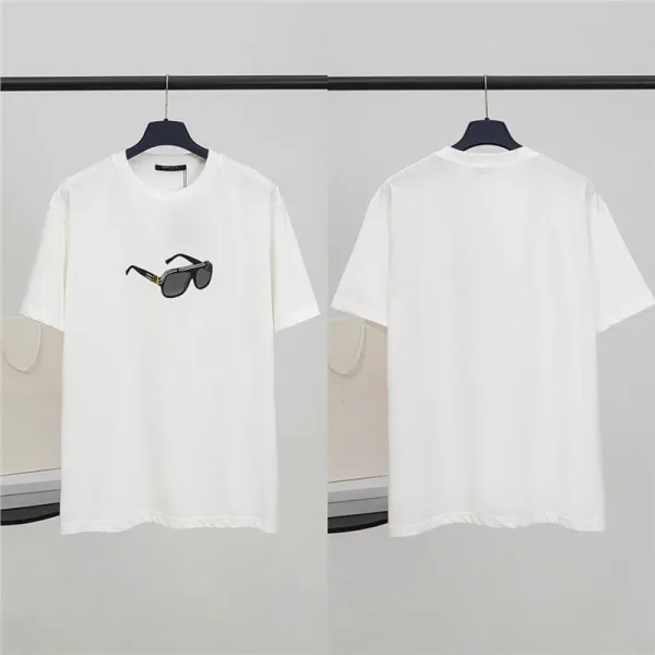Design Sunglasses Print White T-Shirt - 1