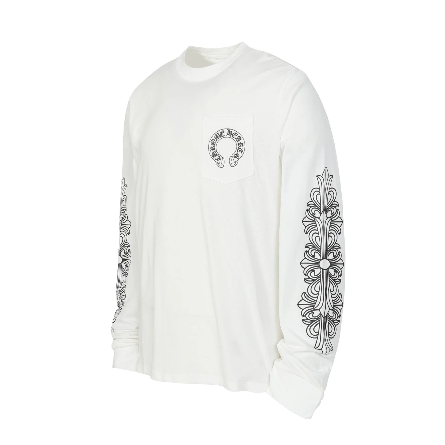 Chrome Hearts Long Sleeve Tee Black T-Shirts - 4