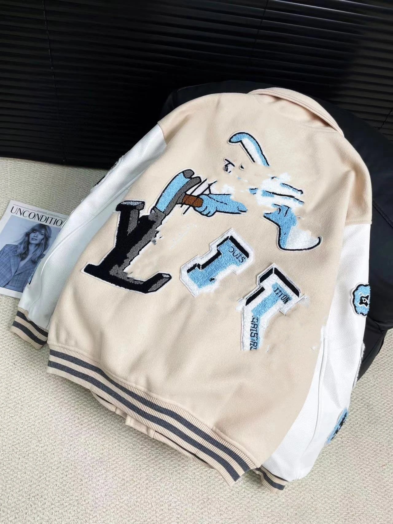 Givenchy Varsity Jacket Red and White Outerwear.jacket - 4