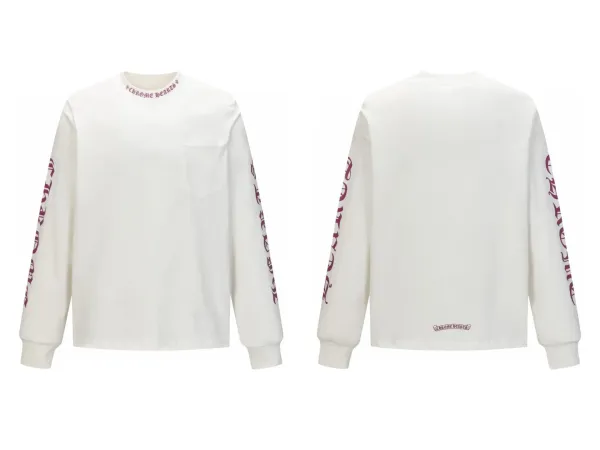 Chrome Hearts Gothic Cross Long Sleeve T-Shirt Black - 26