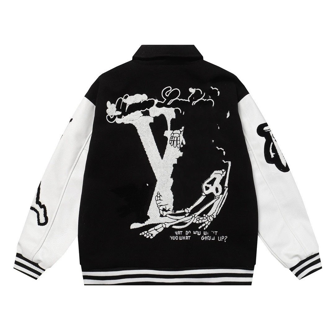 Givenchy Varsity Jacket Red and White Outerwear.jacket - 9