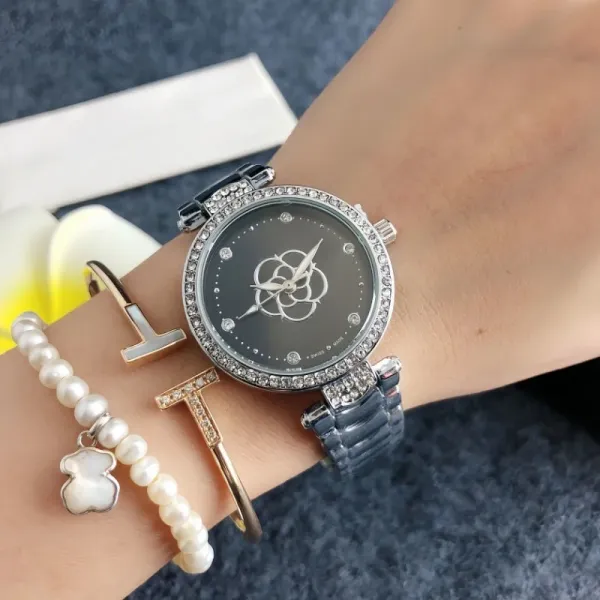 Chanel J12 Watch Black Dial Crystal-Embellished Steel Watch Watches - 12