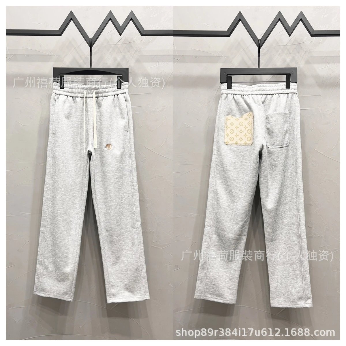 Design Basic Drawstring Sweatpants Gray - 20