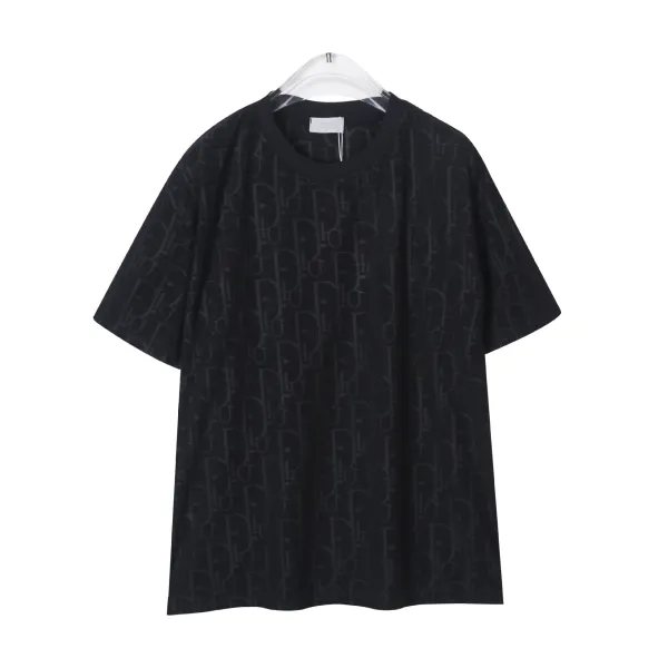 Dior Oblique Monogram T-Shirt Black - 1