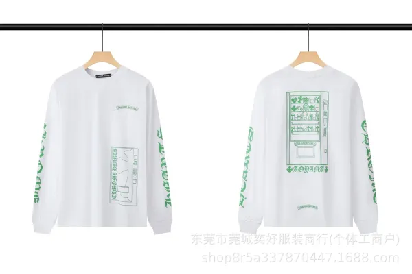 Chrome Hearts Gothic Cross Long Sleeve T-Shirt Black - 43