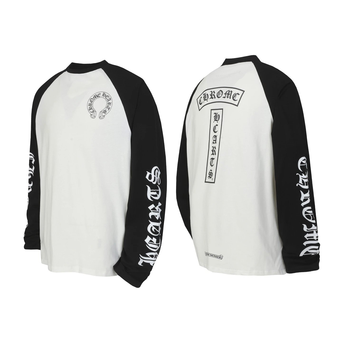 Chrome Hearts Multi-Logo Long Sleeve T-Shirt White - 33