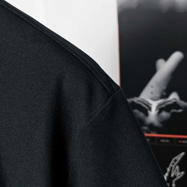 Design Classic Black Polo Shirt Tops.polo - 8