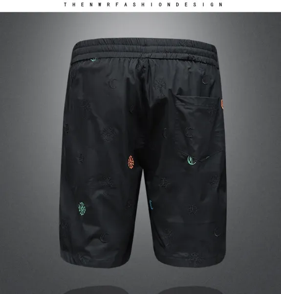 Chrome Hearts Cross-Embroidered Swim Shorts Black - 8