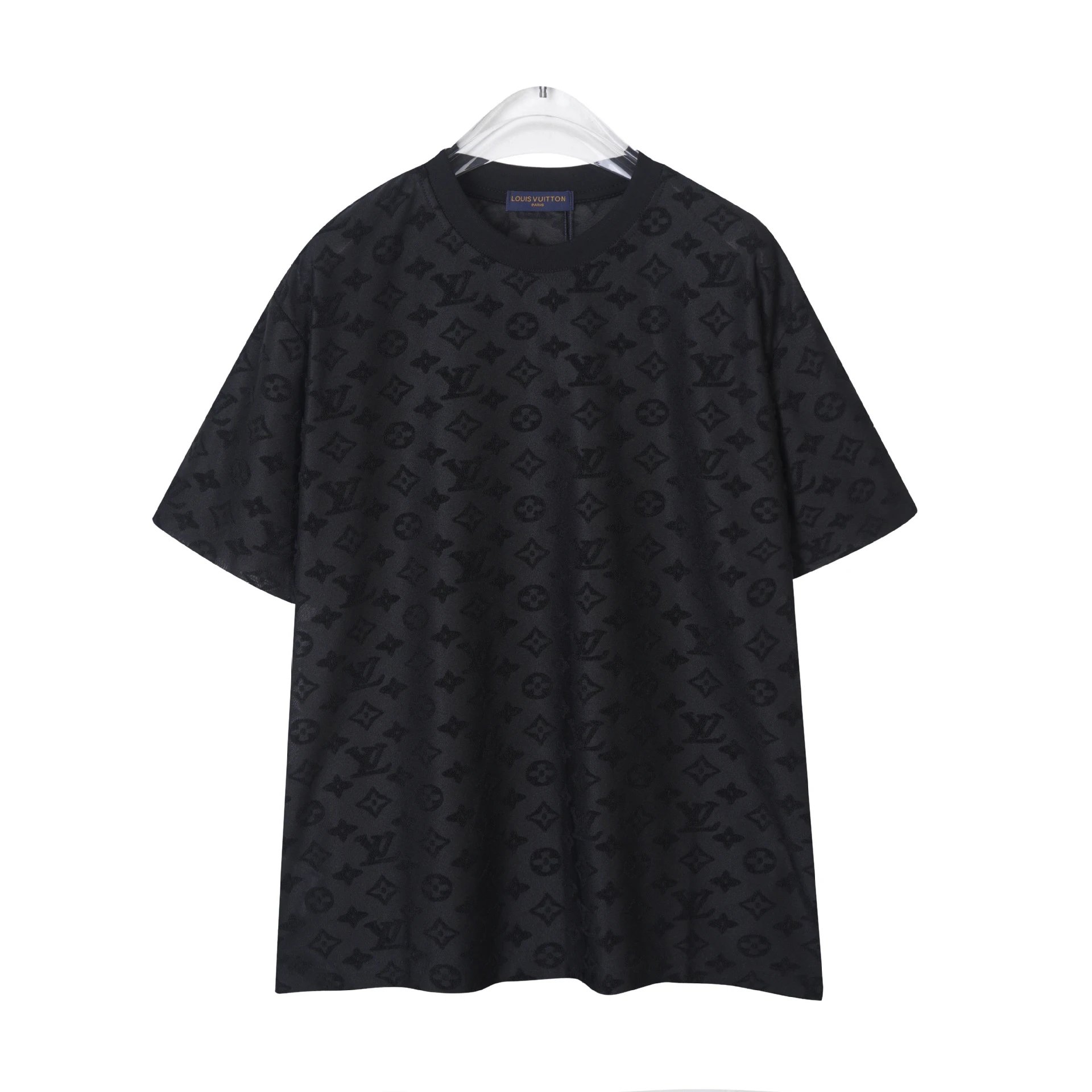Louis Vuitton Monogram All-Over Black T-Shirt - 1