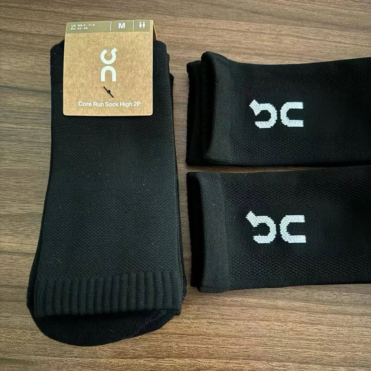 On Core Run Sock High 2P White Socks - 4