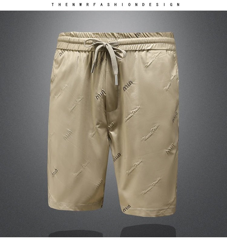 Philipp Plein Logo-Print Satin Shorts Beige - 11