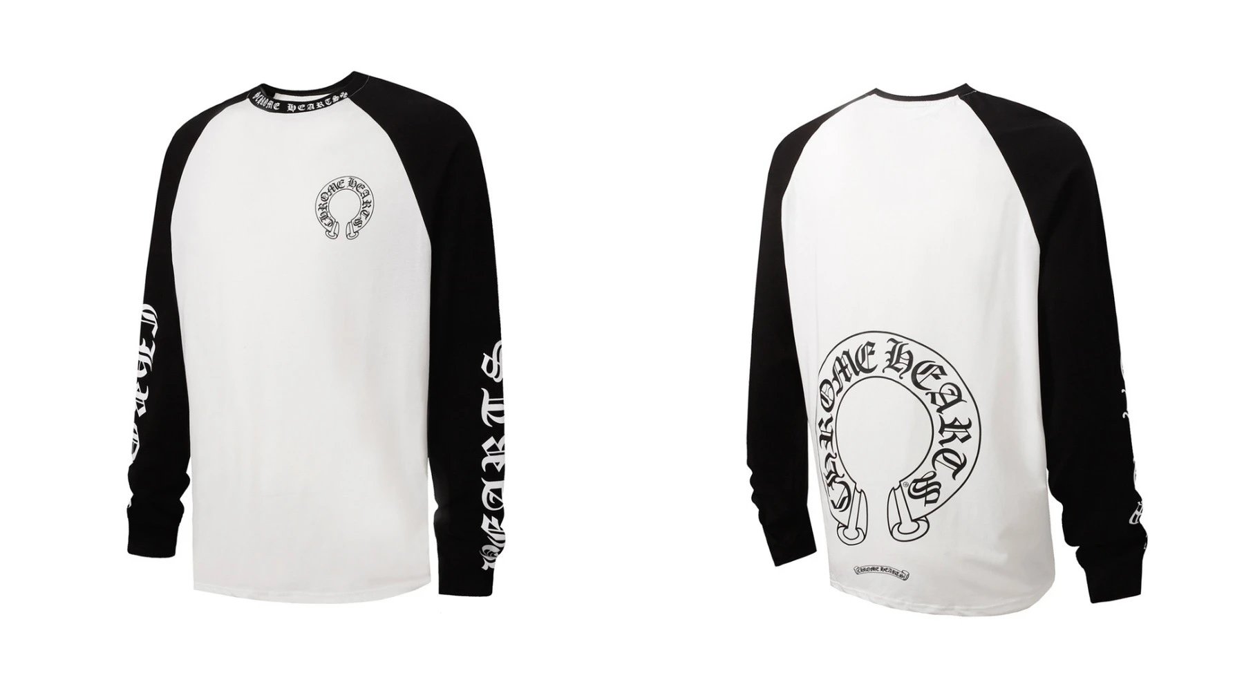 Chrome Hearts Multi-Logo Long Sleeve T-Shirt White - 8