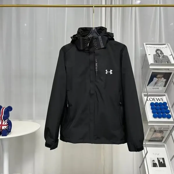 Under Armour Explore Windbreaker Black Jacket - 1