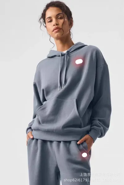 Design Oversized Hoodie and Sweatpants Set Gray - 1
