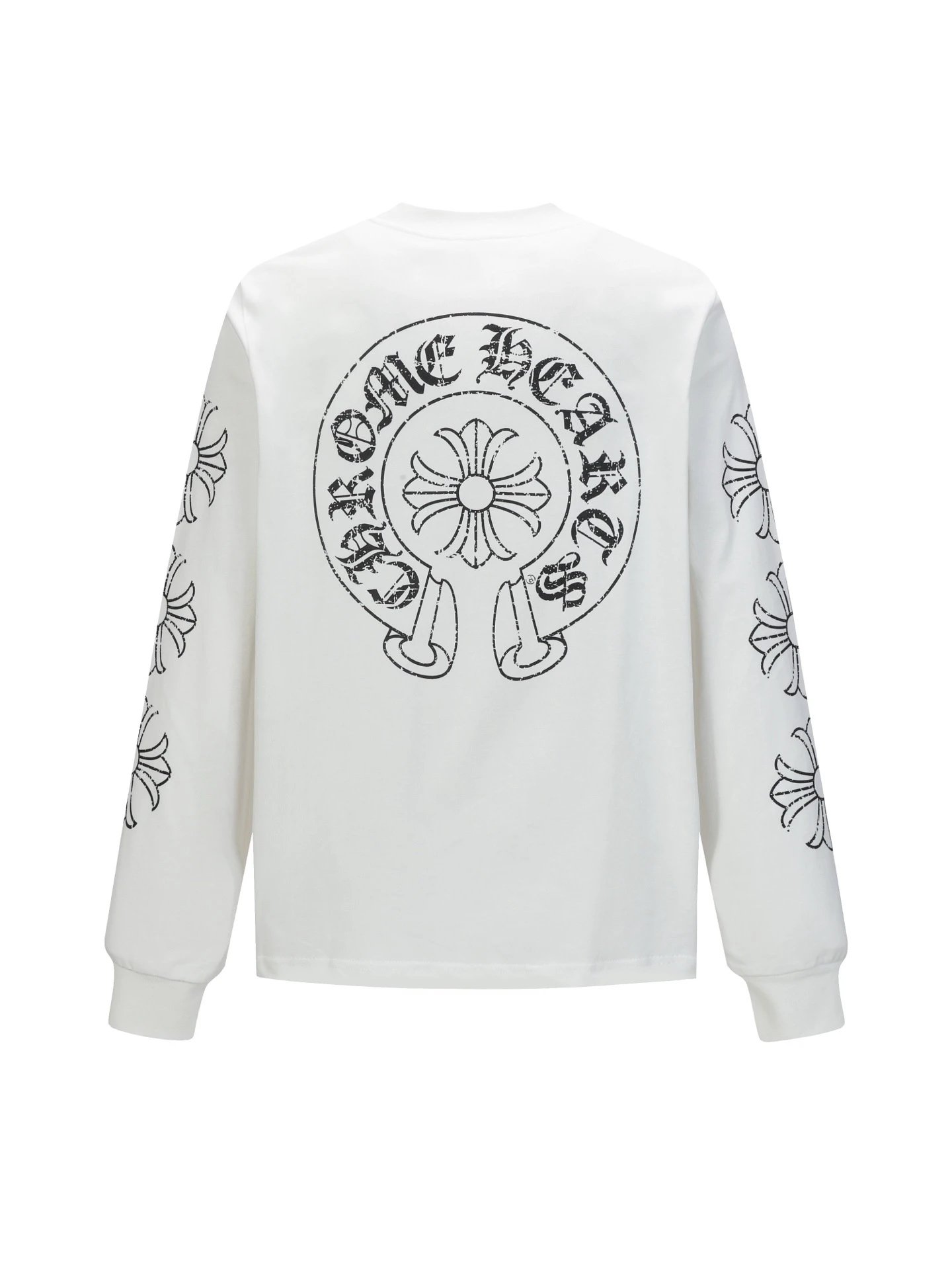 Chrome Hearts Long Sleeve Tee Black T-Shirts - 33