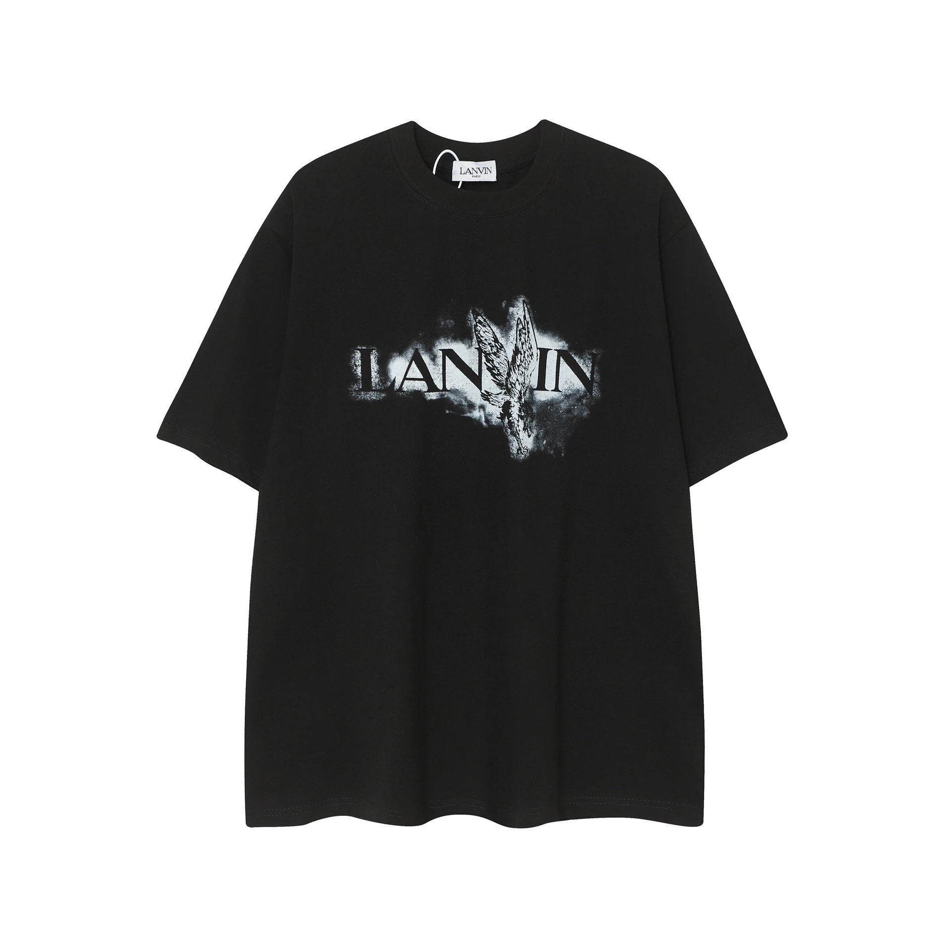 Lanvin x Gallery Dept Art On Display Paint Splatter Beige T-Shirt - 11
