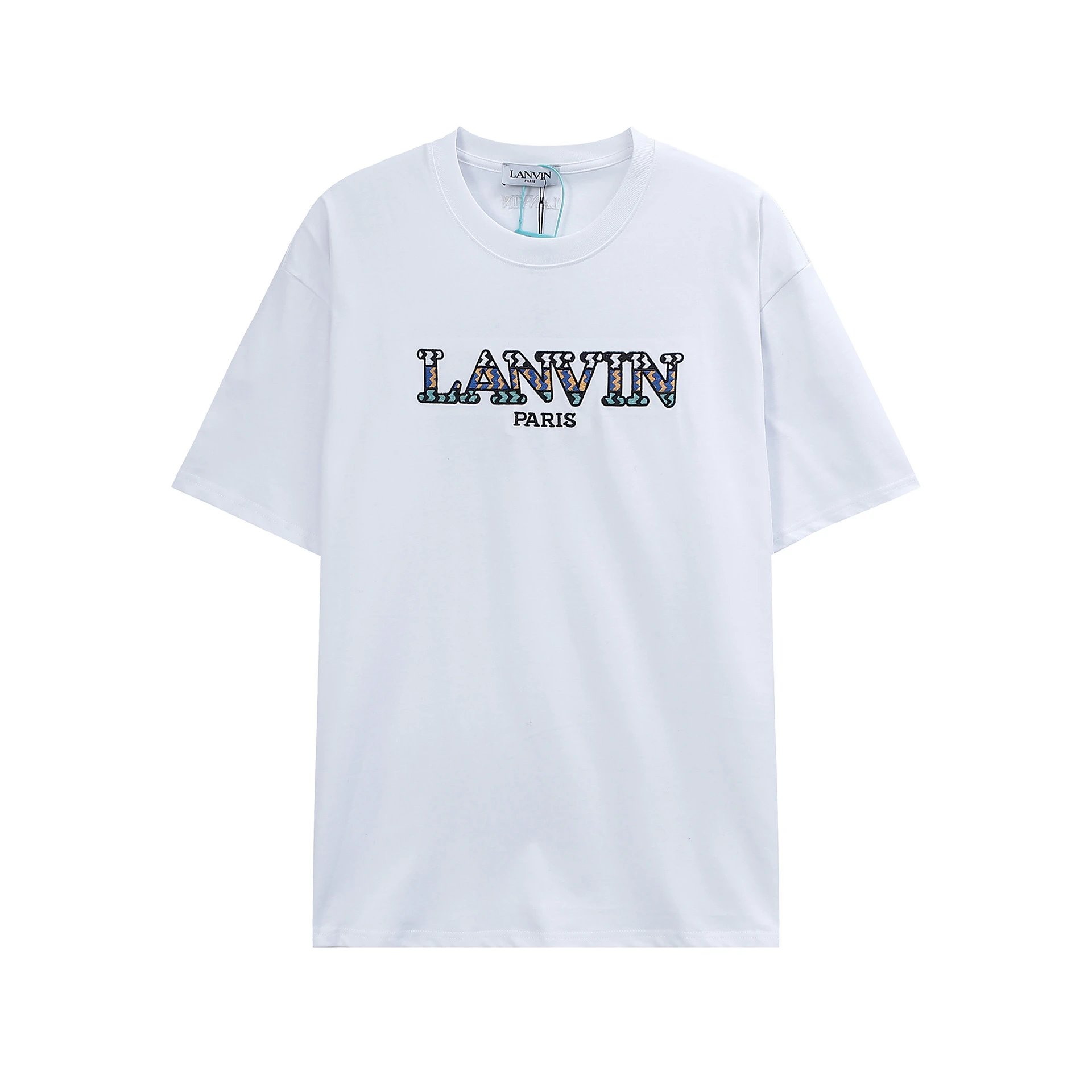 Lanvin x Gallery Dept Art On Display Paint Splatter Beige T-Shirt - 16