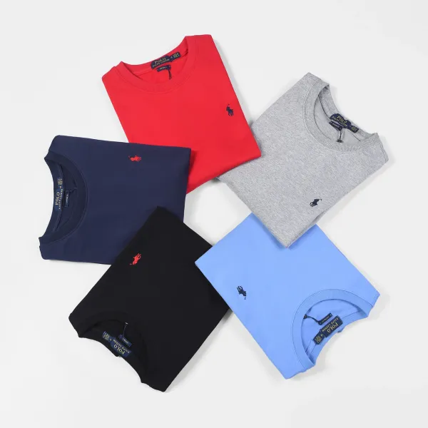Polo Ralph Lauren Classic Fit Crewneck Sweatshirt Gray Sweater - 8