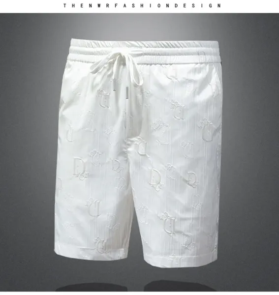 Dior Oblique Monogram White Swim Shorts - 10