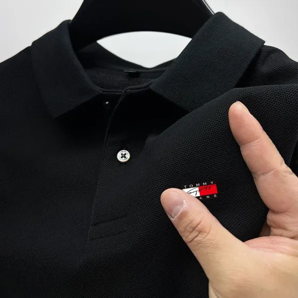 Tommy Hilfiger Tommy Jeans Classic Polo Black Tops.polo - 3