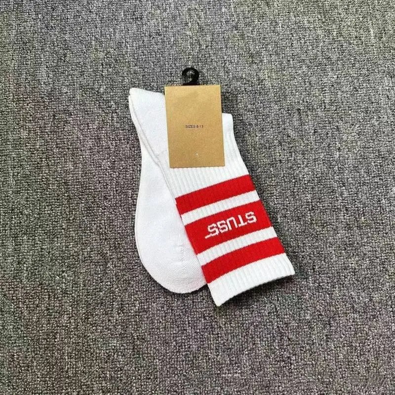 Stussy Logo Socks Black Socks - 4