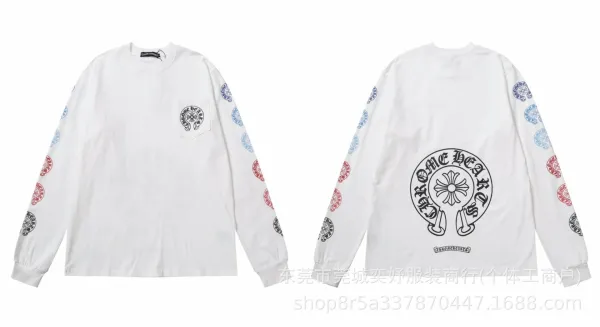 Chrome Hearts Gothic Cross Long Sleeve T-Shirt Black - 47