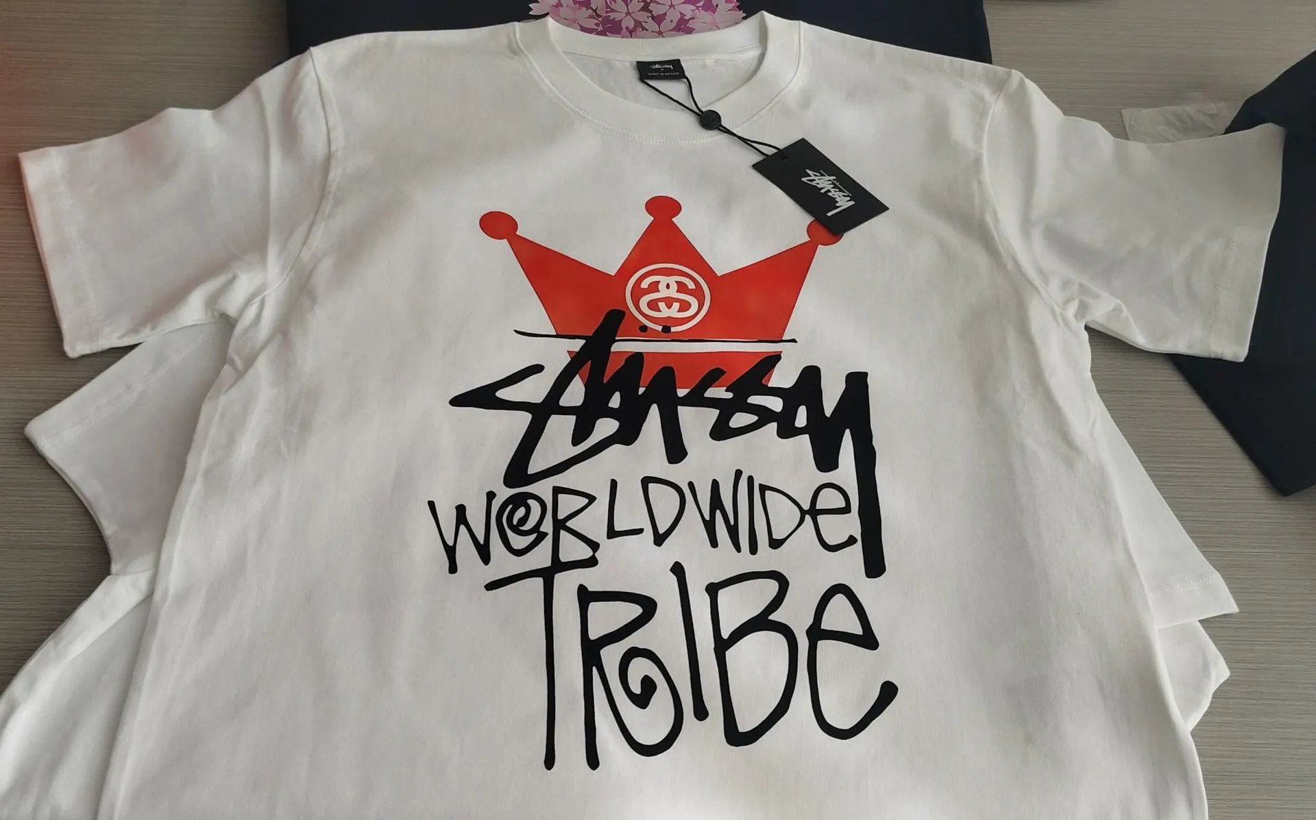 Stussy Skull Cyclist Graphic T-Shirt Black - 10