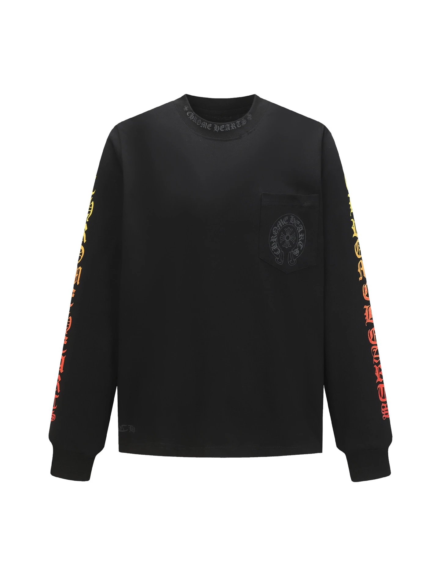 Chrome Hearts Long Sleeve Tee Black T-Shirts - 16