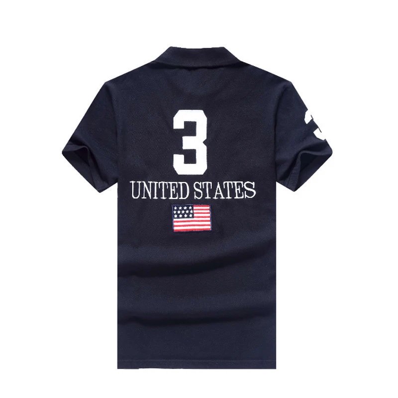 Polo Ralph Lauren Polo Shirt Dark Green with Union Jack and Polo Player - 8