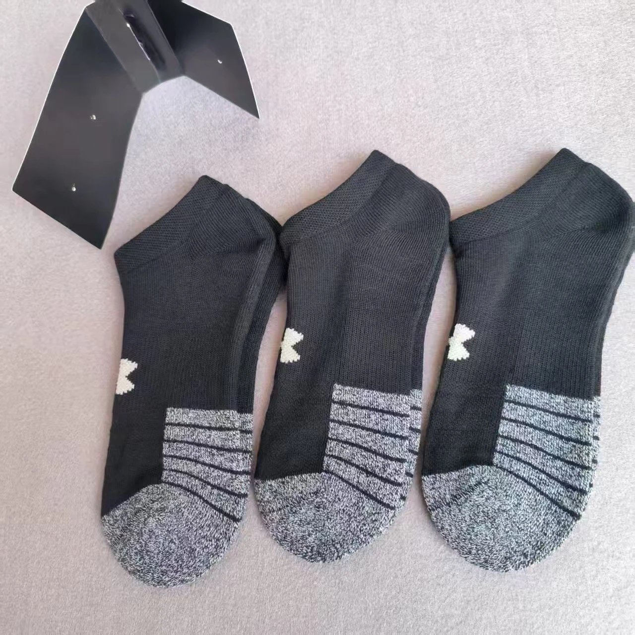 Under Armour Performance Low-Cut Socks Charcoal Gray - 4