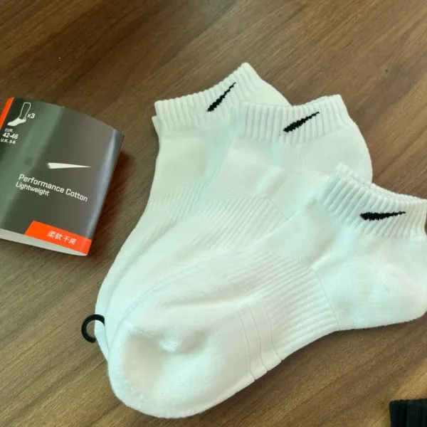 Nike Swoosh Crew Socks White - 3