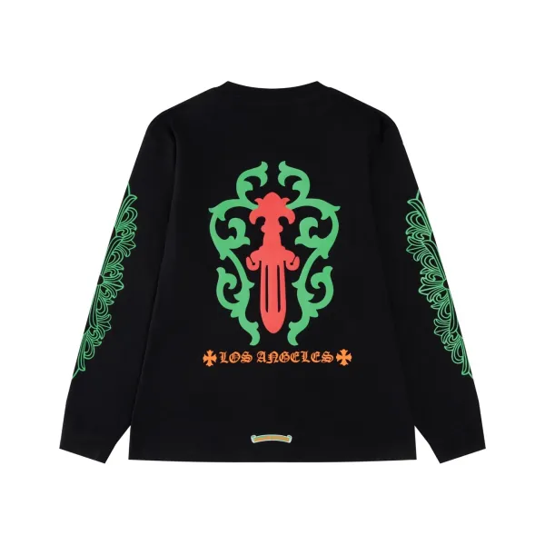 Chrome Hearts Los Angeles Long Sleeve T-Shirt White - 10